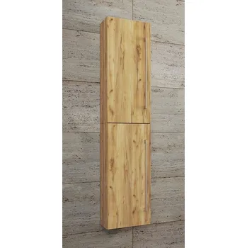 Koupelnový nábytek Vcm Koupelnová vysoká skříňka s velkými dveřmi VCB 6, dub medový