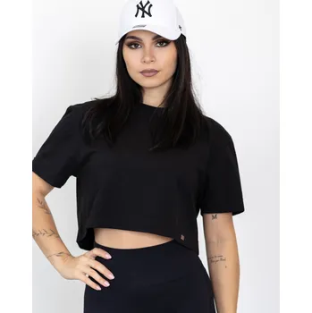 Dámské oblečení Černý oversize VSB LILLY croptop, VELIKOST 2XL/3XL