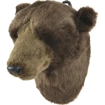 Nástěnná dekorace hlava medvěda 20 x 18 x 17 cm