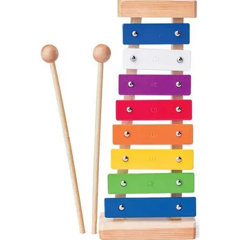 Hudební nástroj pro děti WOODY DŘEVO Xylofon dětský kovový *HUDEBNÍ NÁSTROJE* | 528203