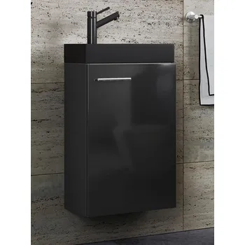 Koupelnový nábytek Vcm Umyvadlová skříňka Slito BL, černé