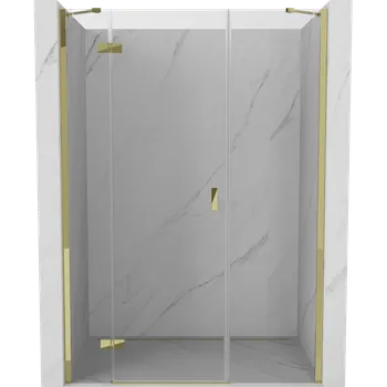 Sprchové dveře Mexen Mist-H sprchové dveře jednokřídlé levé 120 cm, transparentní, zlaté - 8A5-120-001-50-00-L Sprchové dveře