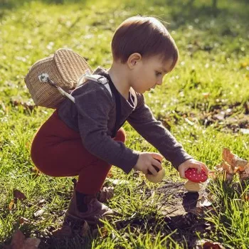 Dámské erotické punčochy Peqne Punčochy s kšandami - Cihlově Červená, vel. 86 - 92