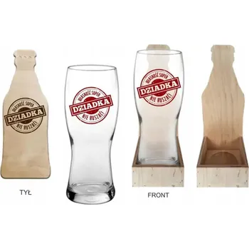 Sklenice Sklenice na pivo Vlastnictví Super Dědy, nesahat!