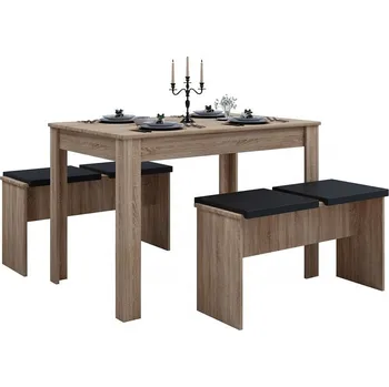 Jídelní set Vcm Jídelní set Esal XL, sonoma dub