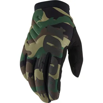 Cyklistické rukavice Rukavice - 100% Brisker 2022 - Camo/Black L