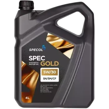 Motorový olej SPECOL SPEC GOLD SYNTHETIC SN/SM/CF 5W/30 4L
