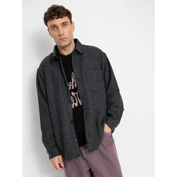 Pánská košile Carhartt WIP Lowis (lowis houndstooth/grey heather) L, šedá