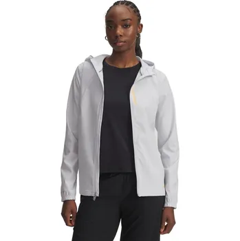 Dámská casual bunda Dámská sportovní bunda Under Armour OUTRUN THE STORM JACKET W šedá 1377043-014 - S | UK 10,5 | US 11,5
