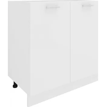 Kuchyňská skříňka Vcm Dolní kuchyňská skříňka Esilo, 80 cm, 2 dvířka, bílá