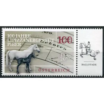 Poštovní známka Österreich post (2020) MiNr. 3542 ** - Rakousko - Lipicánský hřebčín Piber (Štýrsko)