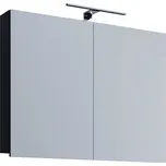 Vcm LED zrcadlová skříňka 80 cm VCB 1, černá