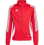 Dětská mikina adidas TIRO24 TRAINING JACKET Y 140 Červená, Bílá