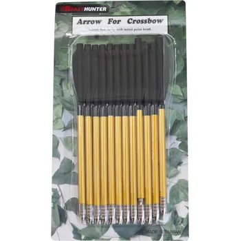 Lukostřelba Šípy kuše pistolové dural 6,5 palců 80lb 12ks