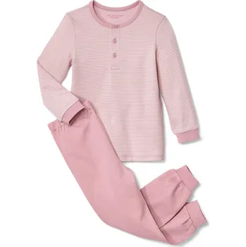 686415 - Tchibo - Dětské pyžamo z interlokového úpletu - pro ženy - vel. 86/92 - barva: bílá/s proužky