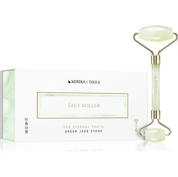 Masáž Masážní váleček na obličej ze zeleného jadeitu (Face Roller) KORIKA
