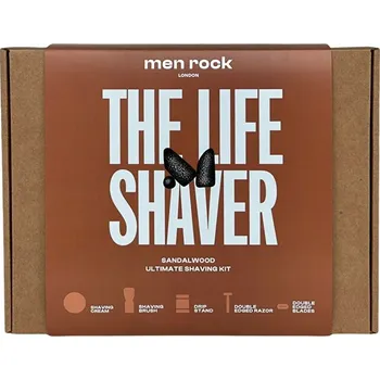 Dárková sada holicí péče Sandalwood (Ultimate Classic Shaving Gift Set) Men Rock London + záruka na vrácení do 100 dnů