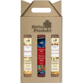 Sirup Naturprodukt sirupy z ovoce a bylin Naturprodukt | Sada 3 sirupy - Vánoce