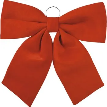 Vánoční dekorace Mašle dekorativní 62 cm červená