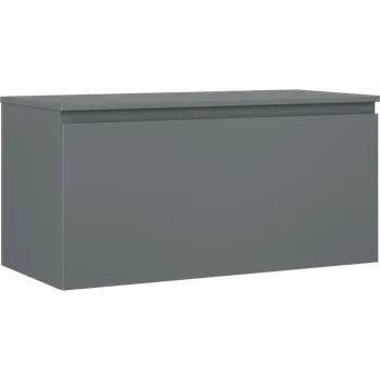 Koupelnový nábytek Mexen Orio koupelnová skříňka pod umyvadlo 100 cm s deskou, 1 zásuvka, matný grafit - 91A10-10047-1-BFC66 Koupelnové skříňky