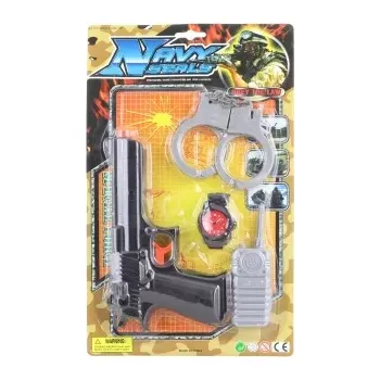 Dětská zbraň Policejní sada s vysílačkou