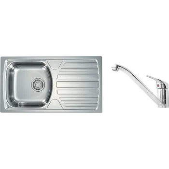 Kuchyňský dřez SET Alveus BASIC 170 + RIVIERA X chrom