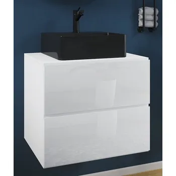 Koupelnový nábytek Vcm 2dílná umyvadlová skříňka Lendas BL S 60 cm, bílý
