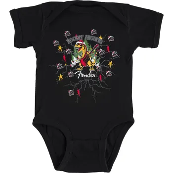 Strunný nástroj Fender 2025 Christmas Dinosaur Baby Bodysuit 3-6 Months + prodloužená záruka 3 roky