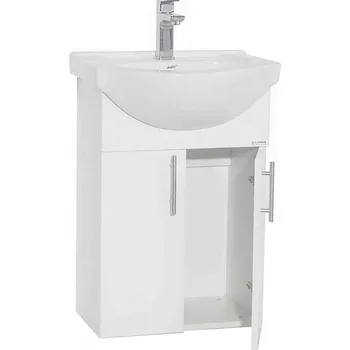 Koupelnový nábytek Vcm 2dílné umyvadlová skříňka Lisalo M, bílá