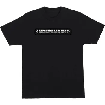 Pánské tričko independent Pánské triko chrome bar heavyweight t-shirt black