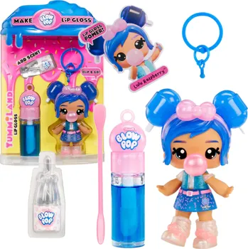 MGA Entertainment Yummi Land Blow Pop sada lesk na rty, sladká vůně a panenka přívěsek