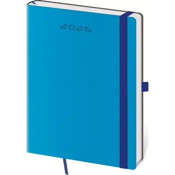 Diář Helma365 Flexies B6 týdenní 2026 modrý