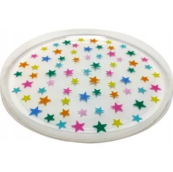 Talíř Opakovaně Použitelné Barevné talířky na párty, zahradní oslavu, narozeniny, 4 ks