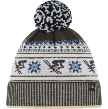 Čepice čepice Eisbär Retroski Pompon MÜ - 659/Clear Light/Outdoor Green/White/Skywall one size