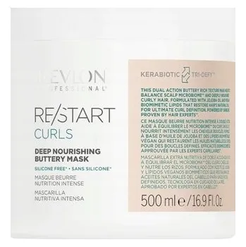 Vlasová regenerace REVLON RESTART CURLS MASKA pro Vlnité a Kudrnaté Vlasy 500ml