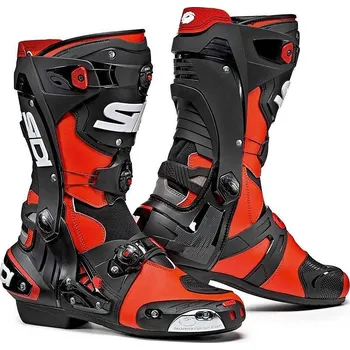 Moto obuv Sidi Rex Boots Red Fluo/Black 46