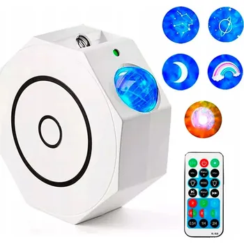 Noční světlo Projektor noční lampička Gwiazdoholik bílá