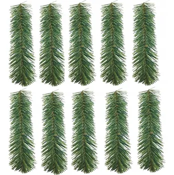 Vánoční dekorace UMĚLÁ VĚTVIČKA BÁZE PRO VÁNOČNÍ STROMEK DEKORACE GIRLANDA ZÁKLAD vánoční 10x 35cm