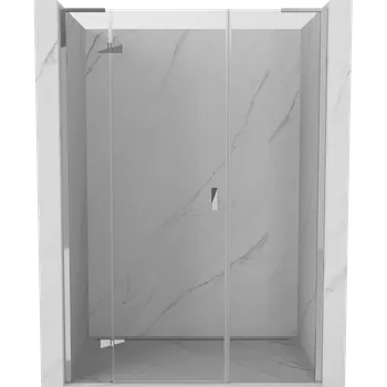 Mexen Mist-H L sprchové dveře otočné levé 130 cm, transparentní, chrom - 8A5L-130-001-01-00-L Sprchové dveře