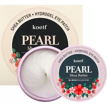 Pleťová maska PETITFEE Koelf Pearl & Shea Butter HYDROGEL EYE PATCH 60 ks náplasti pod oči