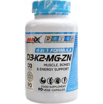 Kapsle s Hořčík Zinek vitamínem D3, K2 Mk7 pro Immunita , Svaly kosti a svaly