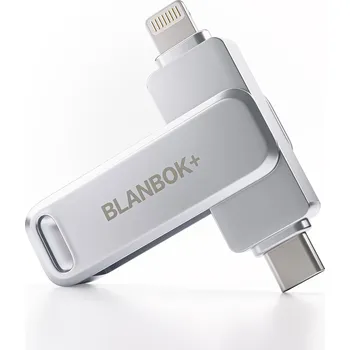 USB flash disk USB flash disk BLANBOK+ 256 GB USB 3.0, bílý
