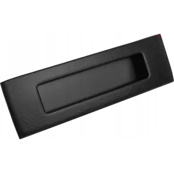 Nábytkové kování Nábytková úchytka E6 zapuštěná MD16 L-160 mm černá matná