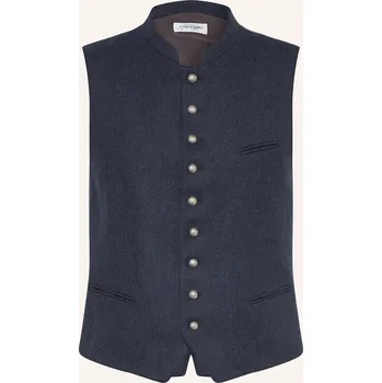 Pánská bunda Grasegger Pánská Krojová Vesta Aurach, tmavě modrá, 58