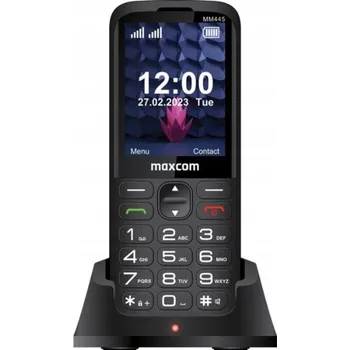 Mobilní telefon Telefon pro seniory Maxcom MM445 SOS 4G Stolní nabíječka Velká Tlačítka