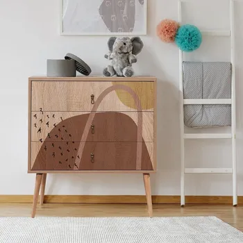 Komoda Komoda se zásuvkami HANTLY multicolor