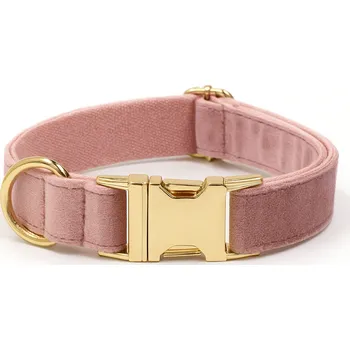 Obojek pro psa Star Dusty Rose Luxusní sametový obojek pro psa Velikost: M