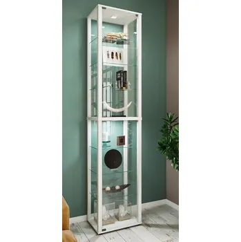 Komoda Vcm Stojací vitrína Kavisa XL, bílá