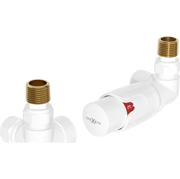 Radiátor Mexen G00 sada termostatická osová, bílá - W903-900-20 Připojovací sady