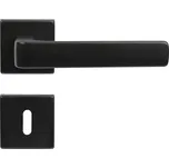 Dveřní kování RICHTER RK.ZADAR (černá matná), klika-klika, Otvor pro obyčejný klíč BB, RICHTER Černá matná